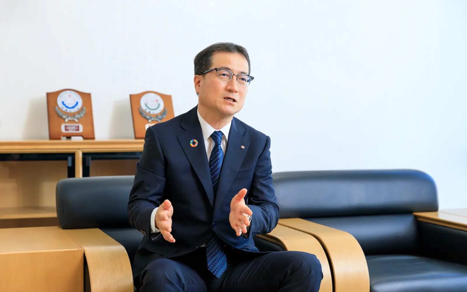 代表取締役社長の写真